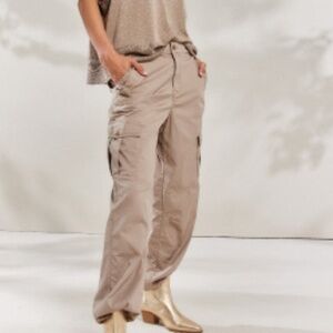 Summum Straight Leg Cargo Trousers - Funghi